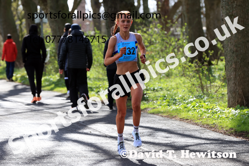 Senior Womens 6 Stage Road Relay, 2026 Northern Mens 12 and Womens 6 Stage Road Relays and Young Athletes 5k, Sheepmount Stadium, Carlisle. Photo: David T. Hewitson/Sports for All Pics